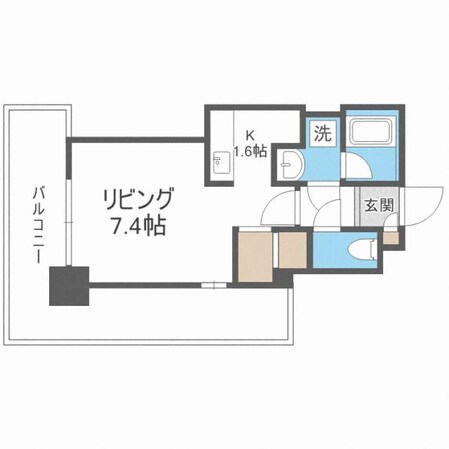 ビッグパレス北１４条の物件間取画像